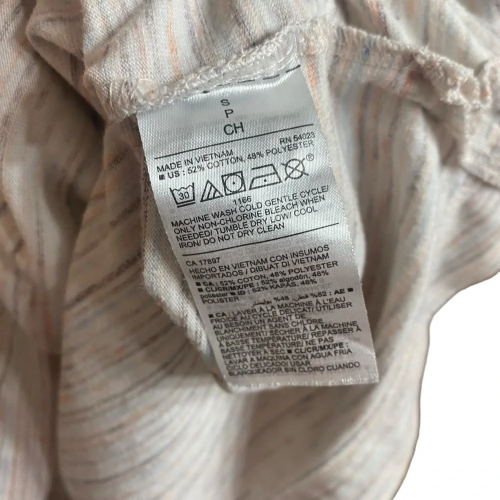Old Navy Easy Vintage Warm Space Dye Crewneck Short Sleeve Tee Size Small